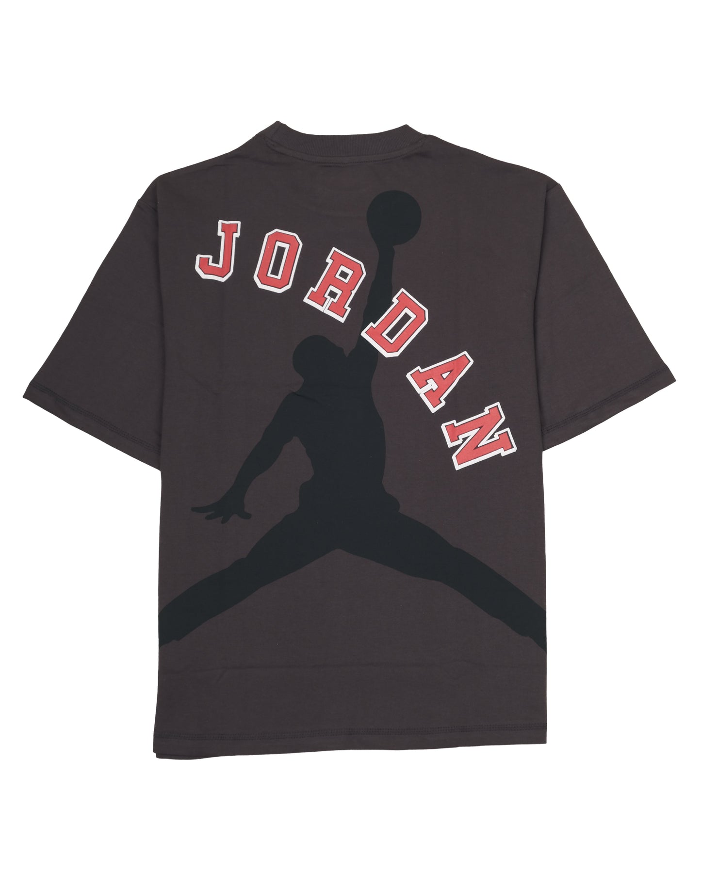 AIR JORDAN Flight Club Olive Green Red Logo Short Sleeve T-shirt