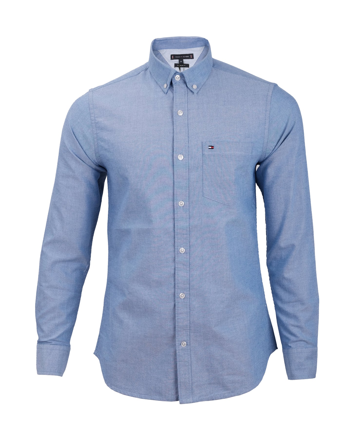 TOMMY HILFIGER Sky Blue Oxford Slim Fit Button-Down Shirt
