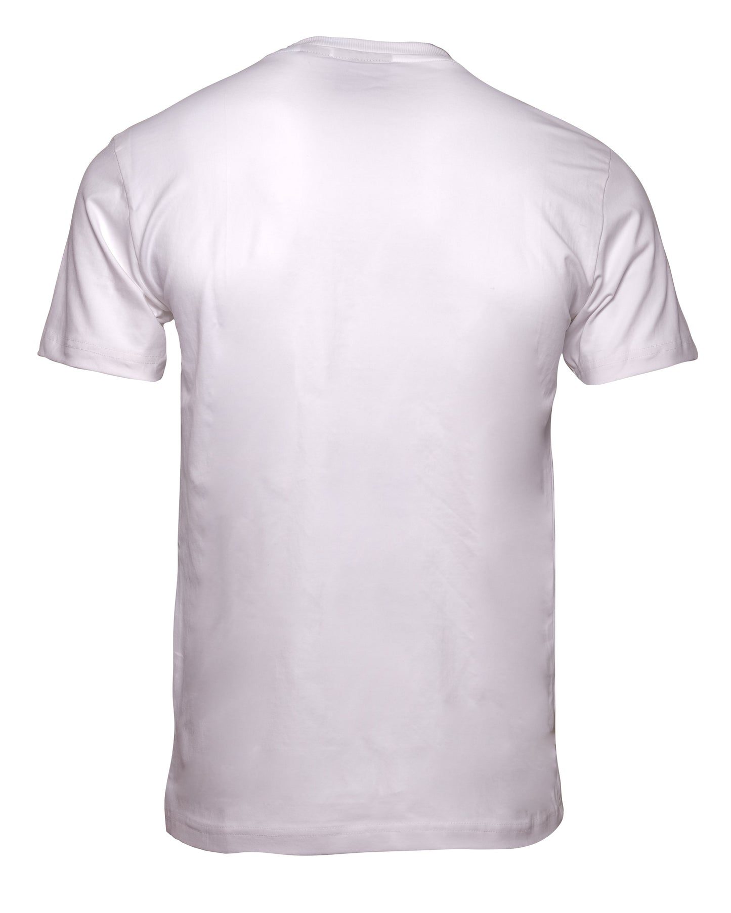 EA7 Emporio Armani White Olive Leaf Print Logo Graphic T-shirt