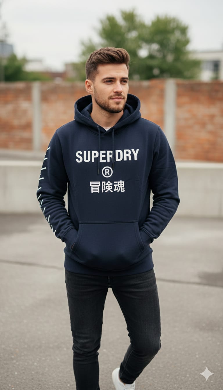 SUPERDRY Adventure Spirit Graphic Hoodie