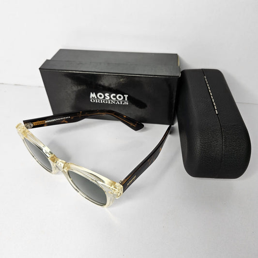 MOSCOT Glimmering Citrine Vintage Inspired Classic Sunglasses