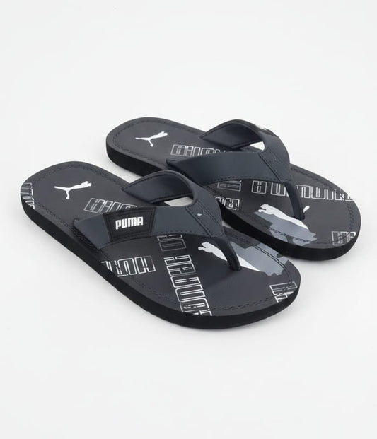 PUMA Deep Oceanic Sporty Graphic Print Flip Flops
