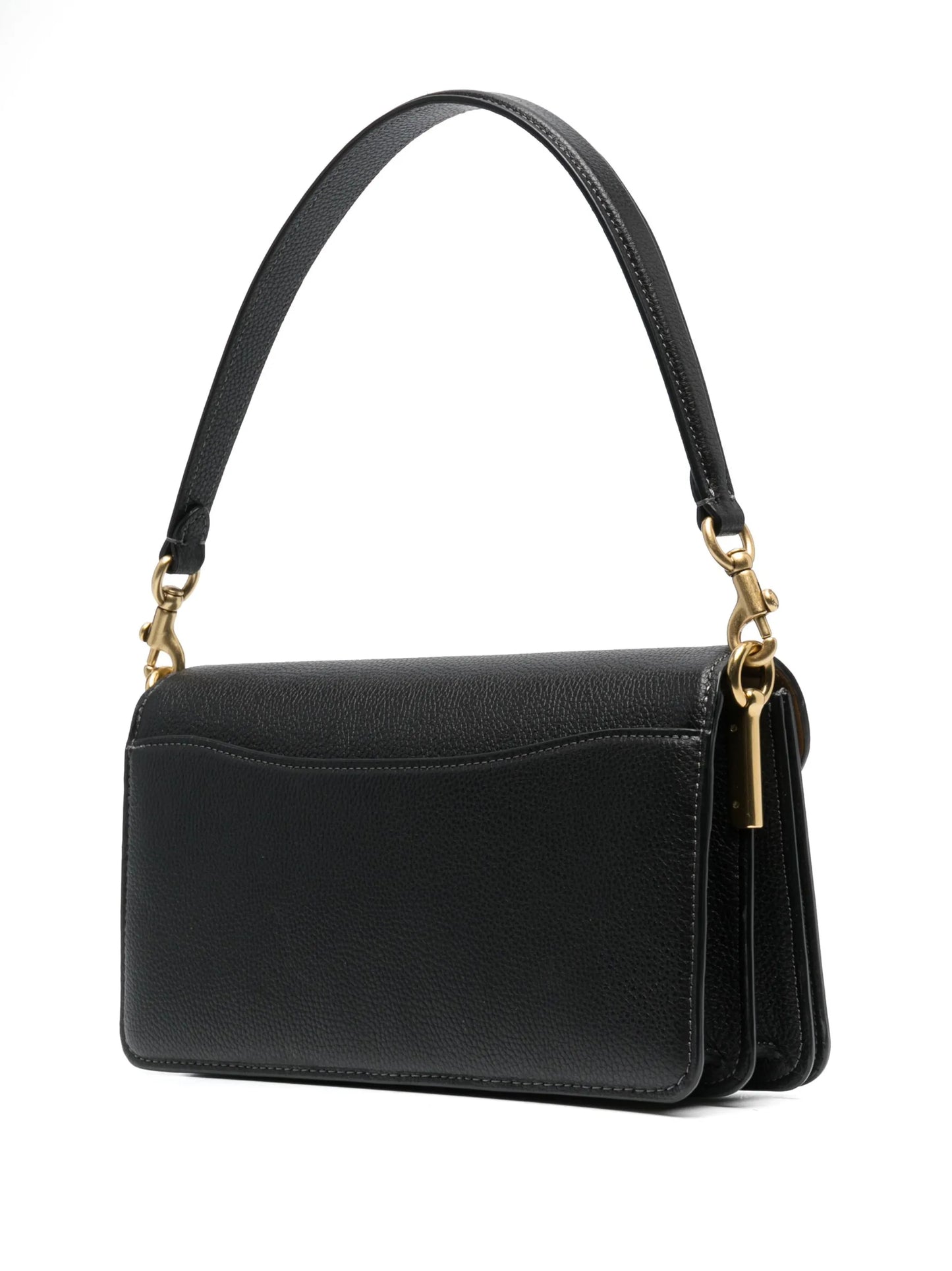COACH Starlit Onyx Elegant Luxe Leather Crossbody Bag