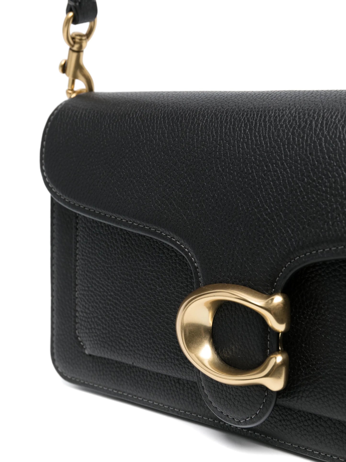 COACH Starlit Onyx Elegant Luxe Leather Crossbody Bag