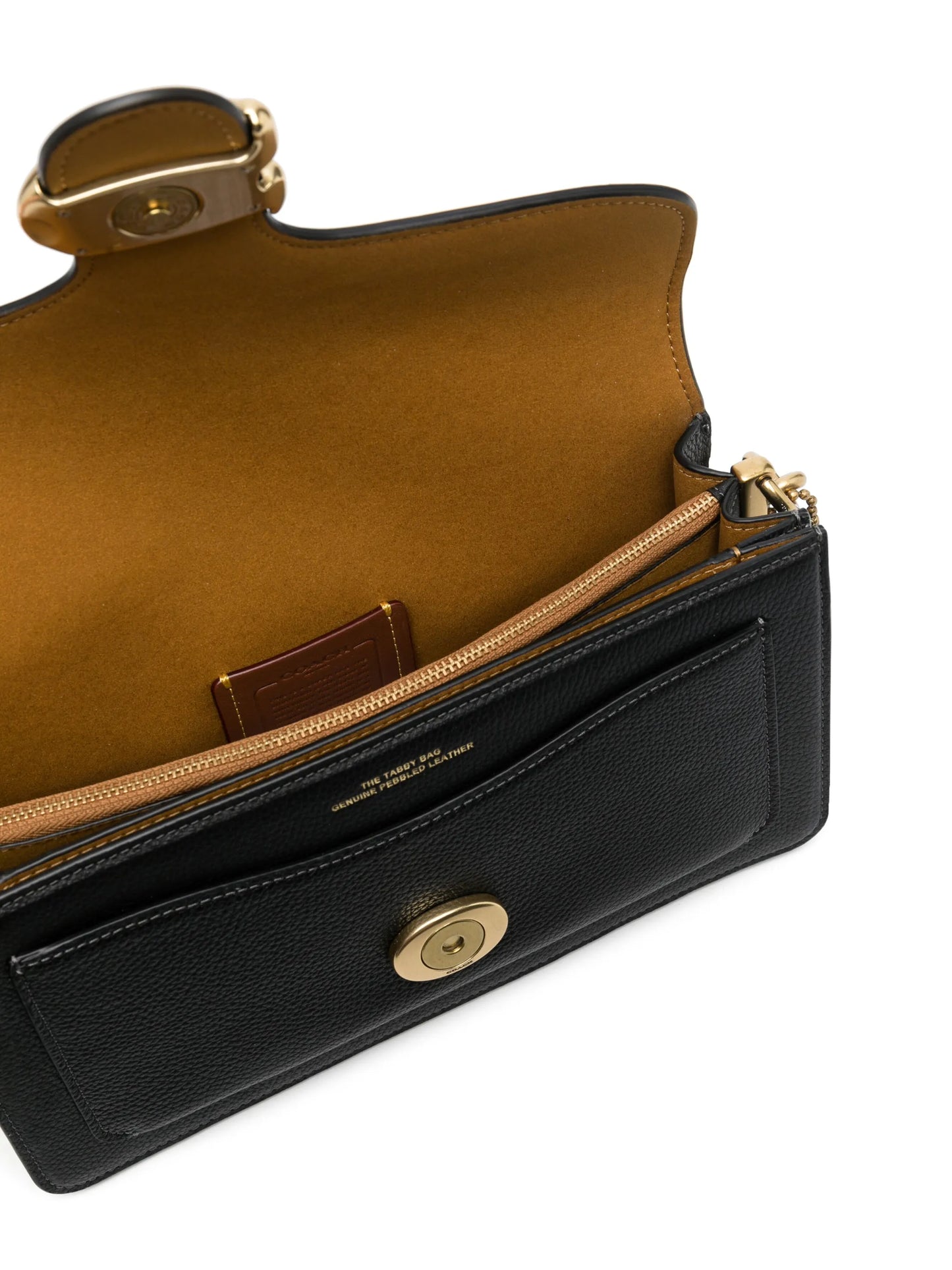COACH Starlit Onyx Elegant Luxe Leather Crossbody Bag