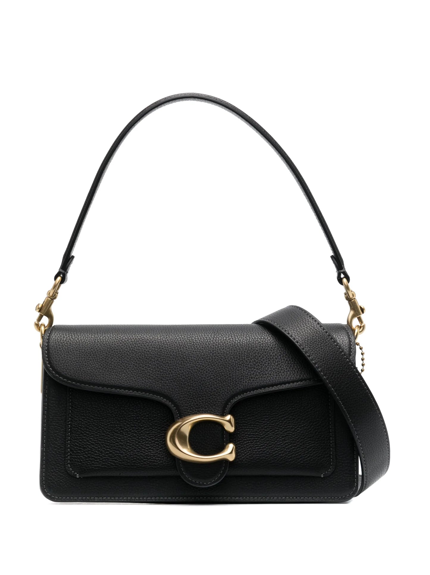 COACH Starlit Onyx Elegant Luxe Leather Crossbody Bag