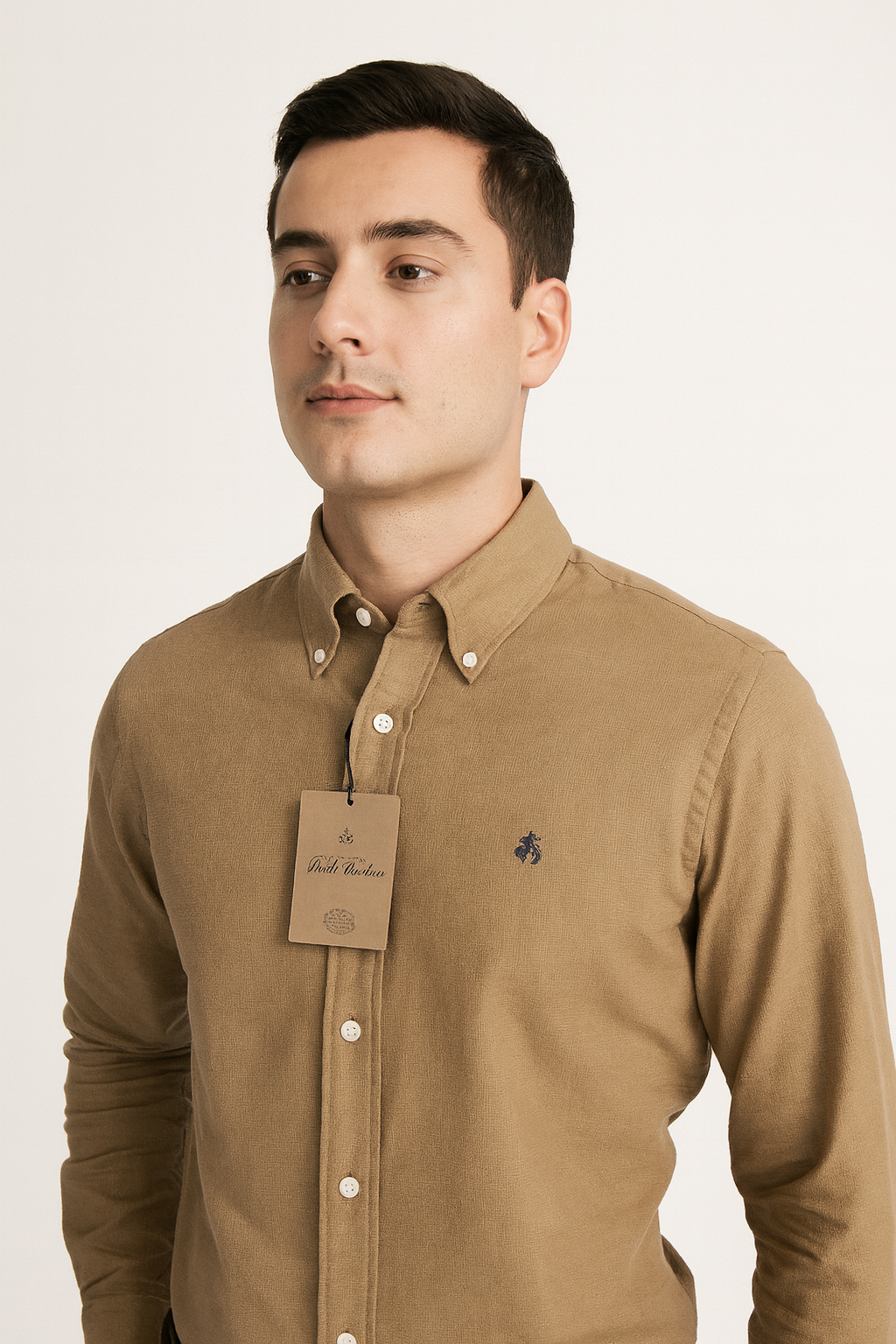 BROOKS BROTHERS Verdant Sage Regent Fit Long Sleeve Button-Down Shirt