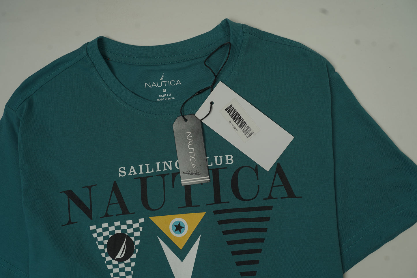 NAUTICA Lush Teal Effortless Fit Short Sleeve T-Shirt
