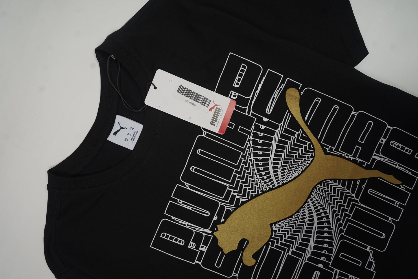 PUMA Radiant Obsidian Casual Fit Short Sleeve Graphic T-Shirt