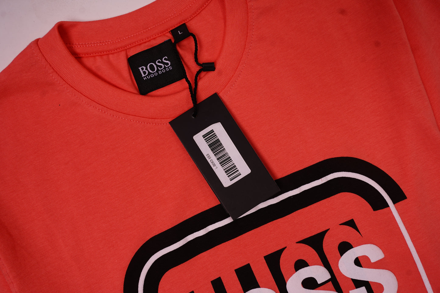 BOSS Radiant Ember Tailored Fit Short Sleeve Graphic Tee