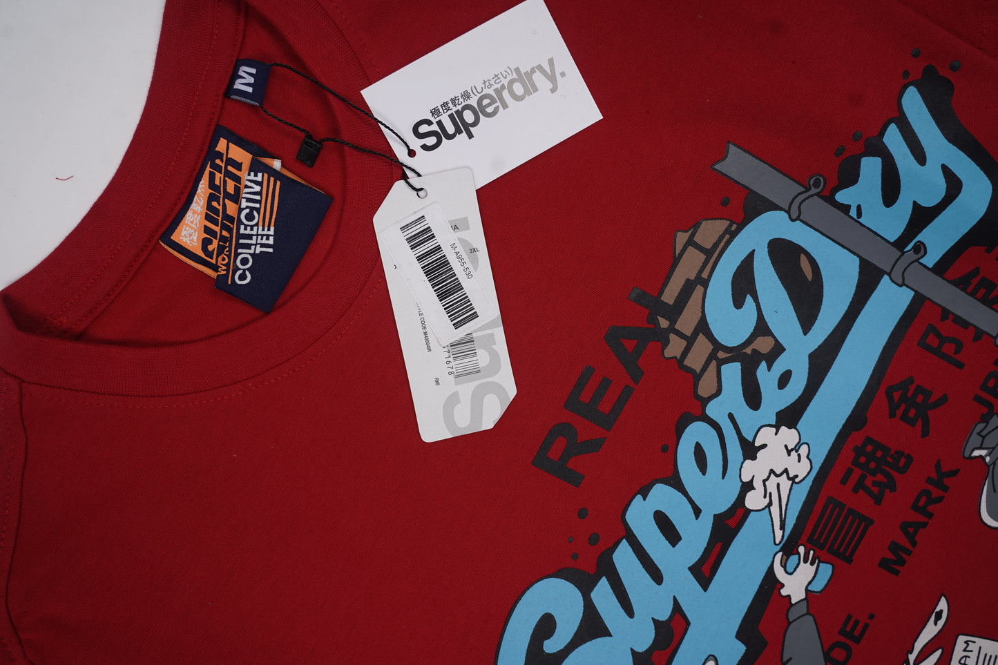 SUPERDRY Blazing Ember Luxe Fit Short Sleeve Tee
