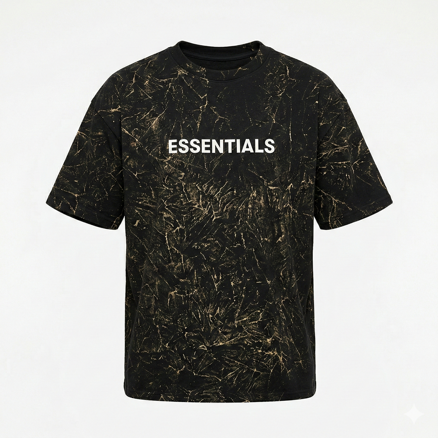 ESSENTIALS Bold Obsidian Drop Shoulder Short Sleeve T-Shirt