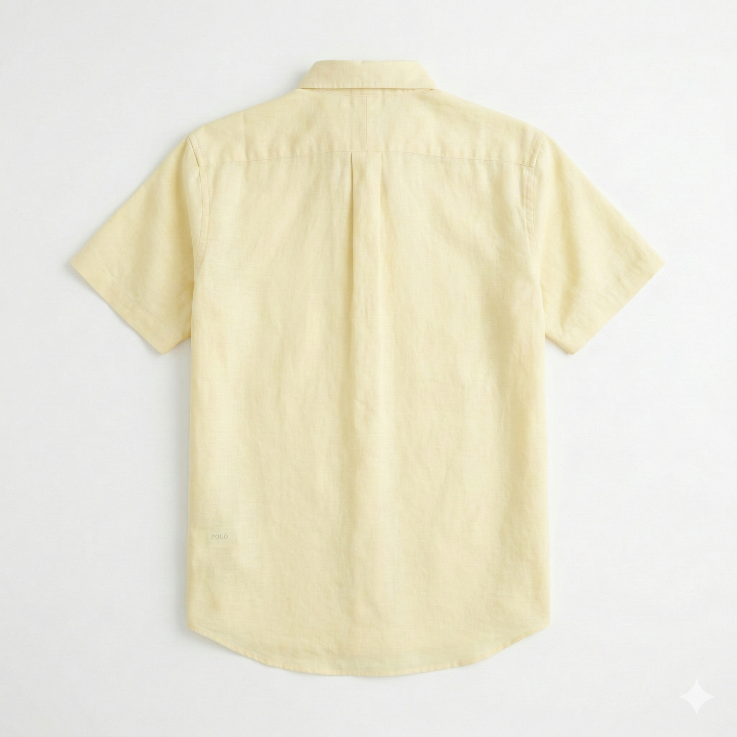 POLO RALPH LAUREN Luminous Amber Classic Fit Short Sleeve Linen Shirt