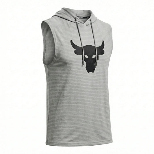UNDER ARMOUR Nimbus Grey Dynamic Fit Sleeveless Hoodie