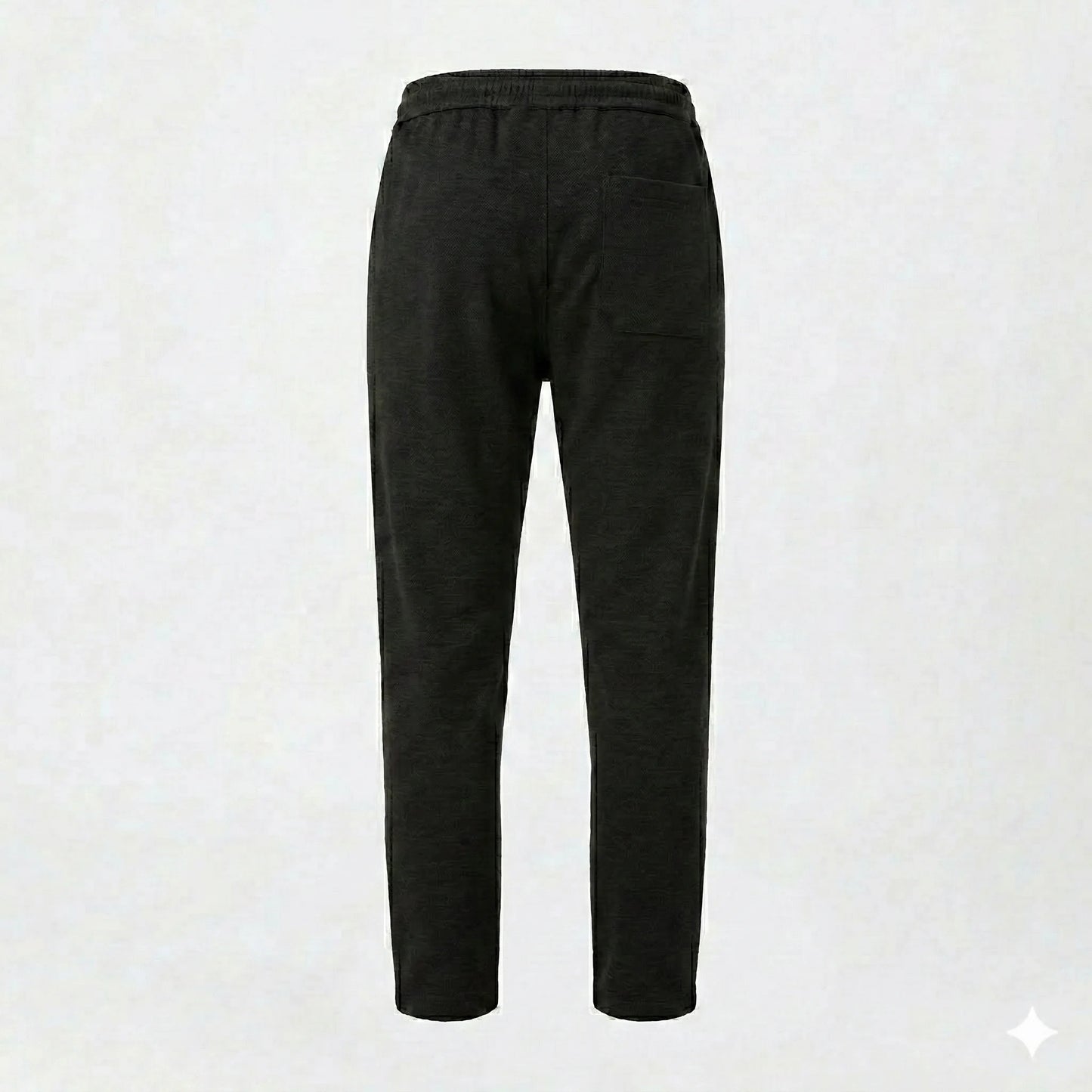CALVIN KLEIN Shadowed Slate Relaxed Fit Linen Trousers