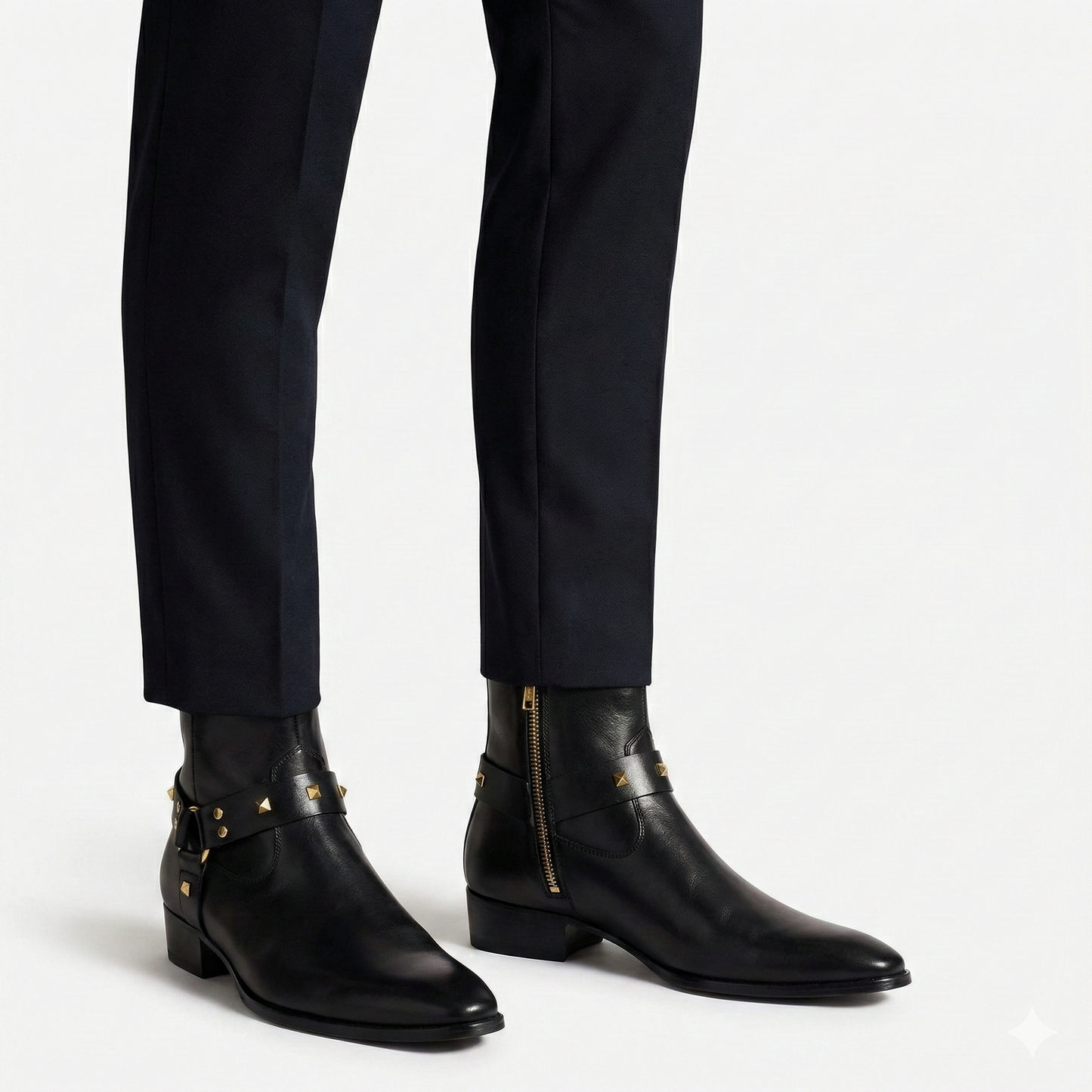 TED BAKER Shadowed Ruby Luxe Leather Ankle Boots