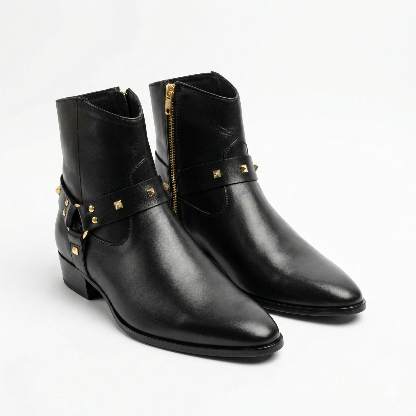 TED BAKER Shadowed Ruby Luxe Leather Ankle Boots