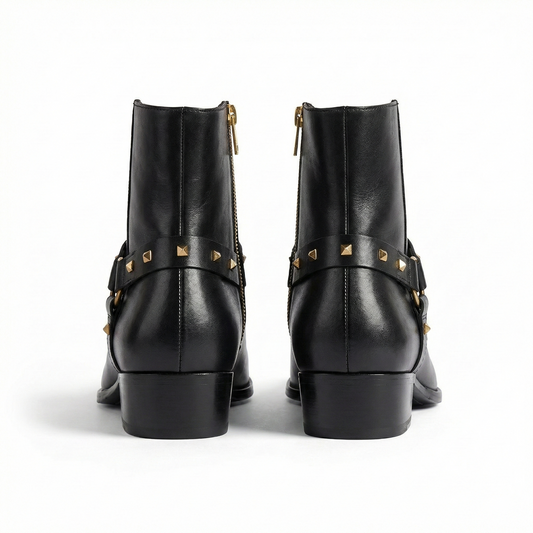 TED BAKER Shadowed Ruby Luxe Leather Ankle Boots