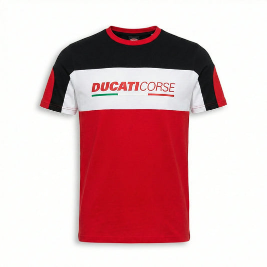 DUCATI Vibrant Crimson Classic Fit Short Sleeve T-Shirt