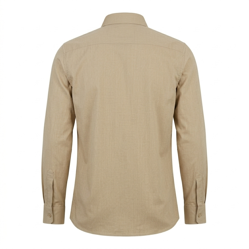 ARMANI EXCHANGE Sandstone Whisper Slim Fit Long Sleeve Textured Button-Up Shirt