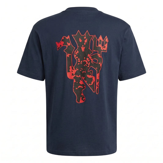 ADIDAS Oceanic Sapphire Relaxed Fit Short Sleeve Cotton T-Shirt