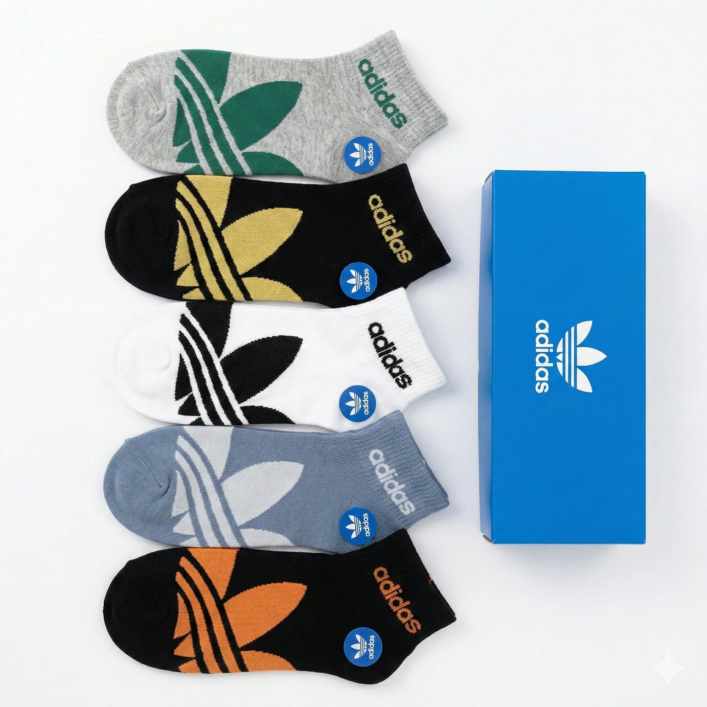 ADIDAS Urban Sage Classic Trefoil Crew Socks Set (Pack of 5)