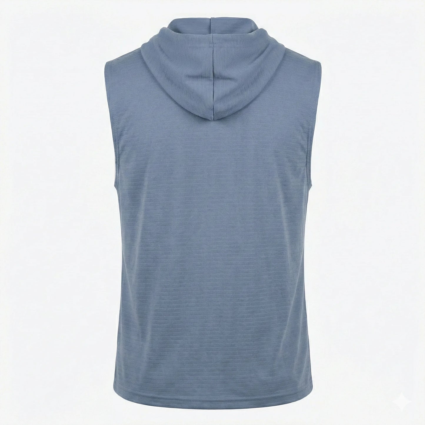 UNDER ARMOUR Stormy Teal Athletic Fit Sleeveless Hoodie with Iconic Bull Graphic