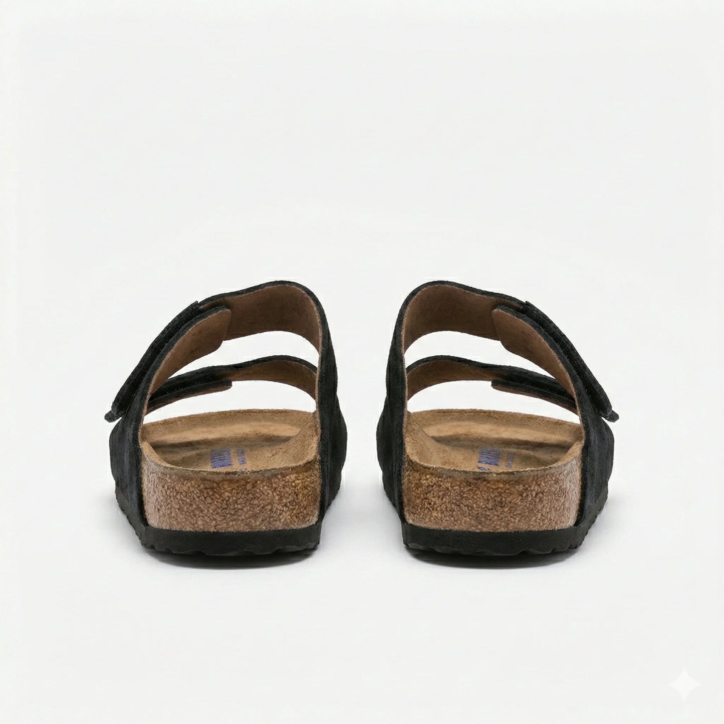 BIRKENSTOCK Obsidian Velvet Classic Suede Arizona Sandals