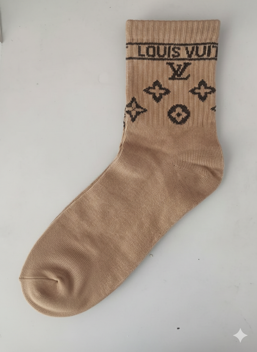 LOUIS VUITTON Golden Ember Luxe Knit Socks