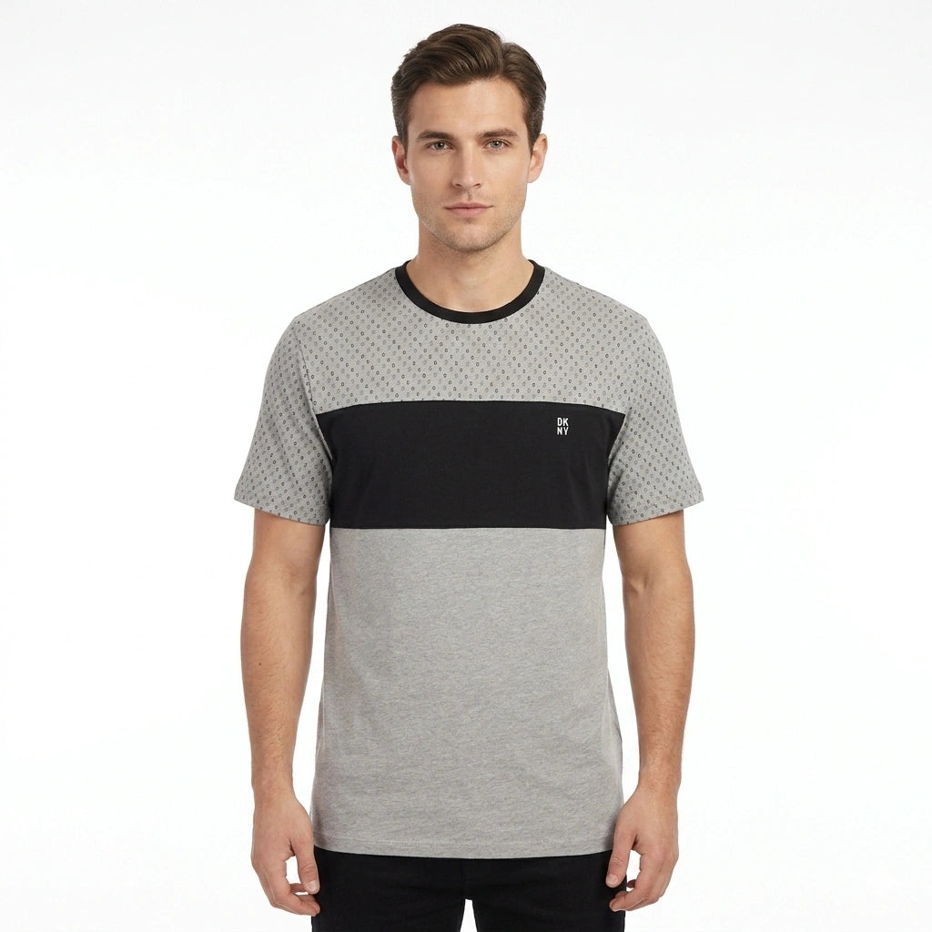DKNY Urban Slate Slim Fit Short Sleeve Graphic Tee