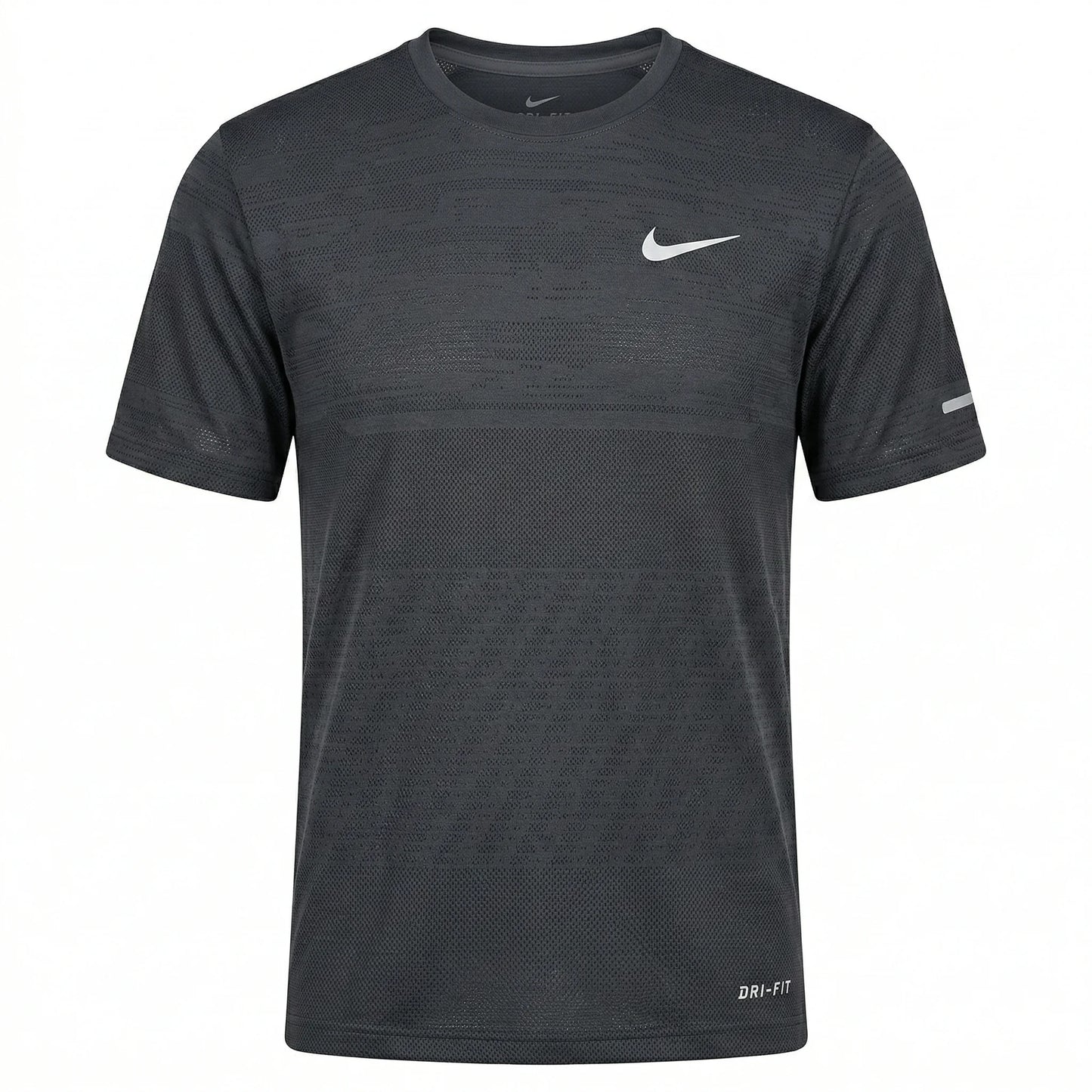 NIKE Shadowed Slate Ultra-Sleek Slim Fit Short Sleeve Dri-FIT Training T-Shirt
