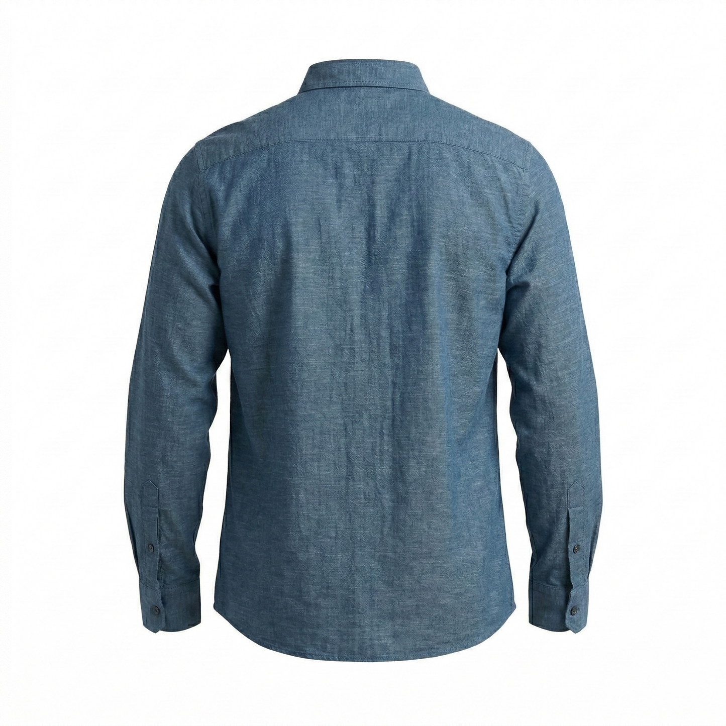 A|X Oceanic Teal Classic Fit Long Sleeve Linen Button-Up Shirt