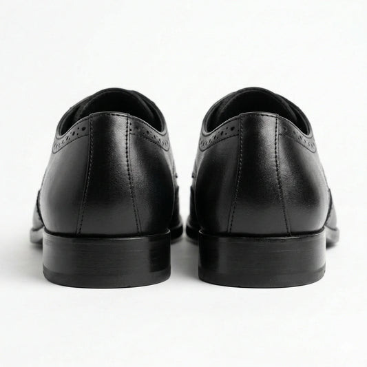 COACH Twilight Onyx Elegant Fit Wingtip Dress Shoes