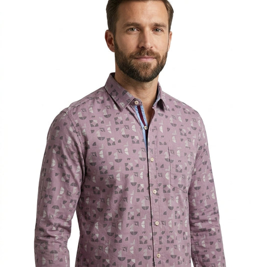 Tommy Hilfiger Aurelian Haze Classic Fit Long Sleeve Shirt