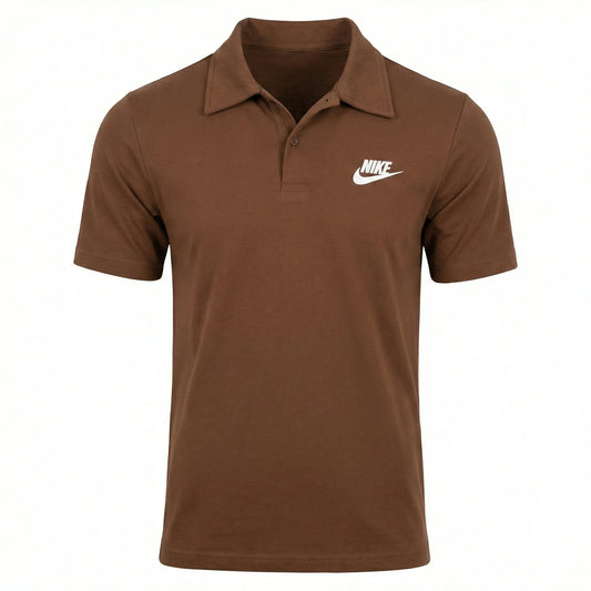 NIKE Emberwood Clay Tailored Fit Short Sleeve Piqué Polo Shirt