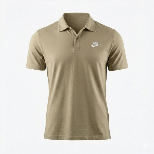 NIKE Sagewood Chic Fit Short Sleeve Piqué Polo Shirt