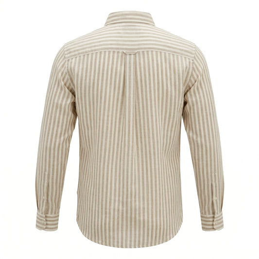 TOMMY HILFIGER Regular Fit Full Sleeve Linen Stripe Shirt
