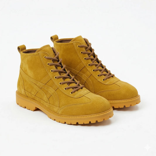 ONITSUKA TIGER Golden Sunburst Rugged Suede Hiking Boots