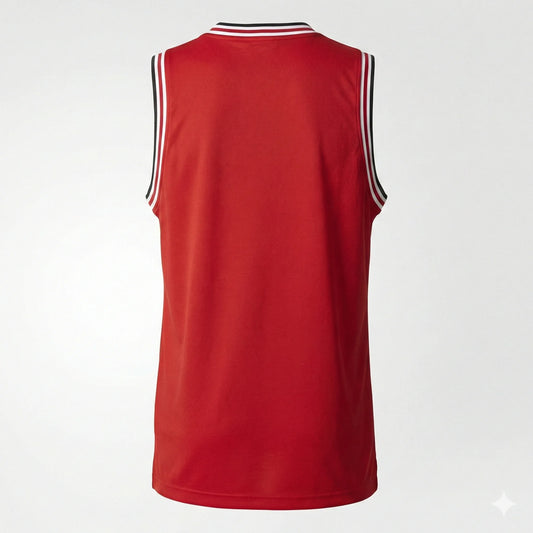 ADIDAS Ember Glow Athletic Fit Sleeveless Basketball Jersey