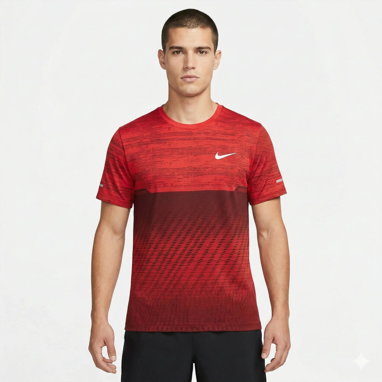 NIKE Ember Crimson Tailored Fit Dri-FIT Training T-Shirt