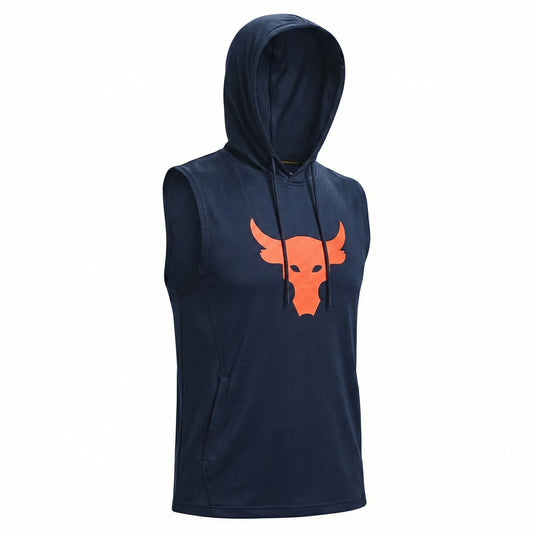 UNDER ARMOUR Deep Sea Sapphire Athletic Fit Sleeveless Hoodie