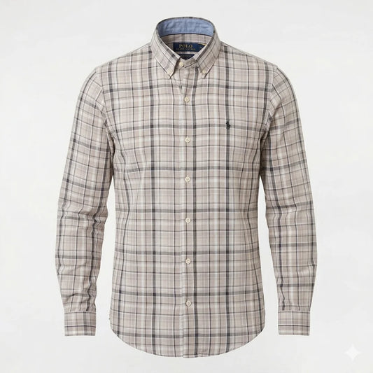 POLO RALPH LAUREN Serene Lilac Tailored Fit Plaid Button-Down Shirt