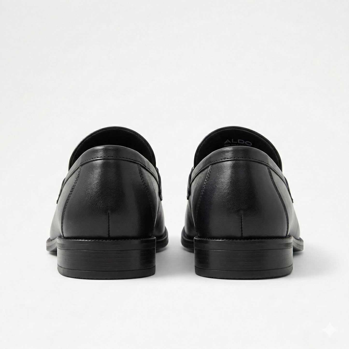 ALDO Obsidian Velvet Luxe Croc-Embossed Tailored Loafers