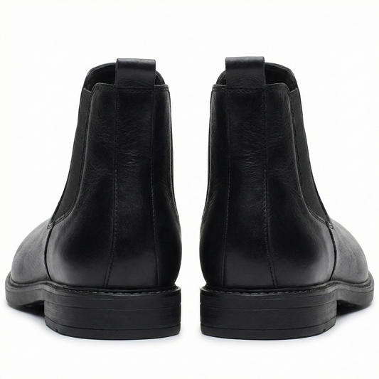 CLARKS Twilight Obsidian Sleek Fit Classic Leather Chelsea Boots