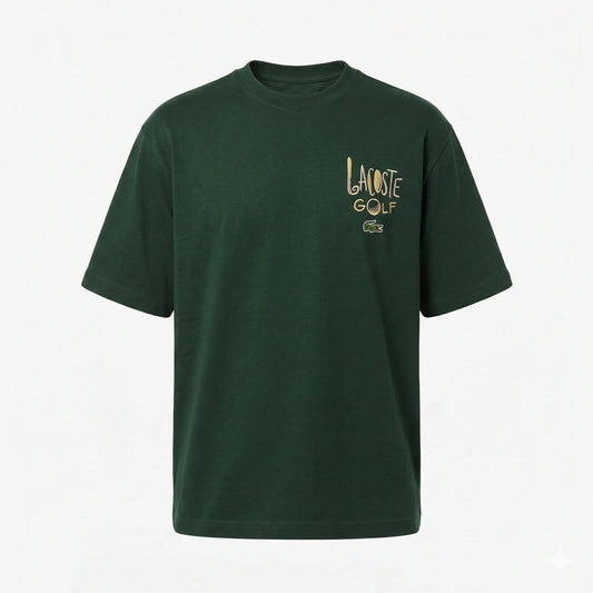 LACOSTE Forest Fern Oversized Fit Short Sleeve T-Shirt