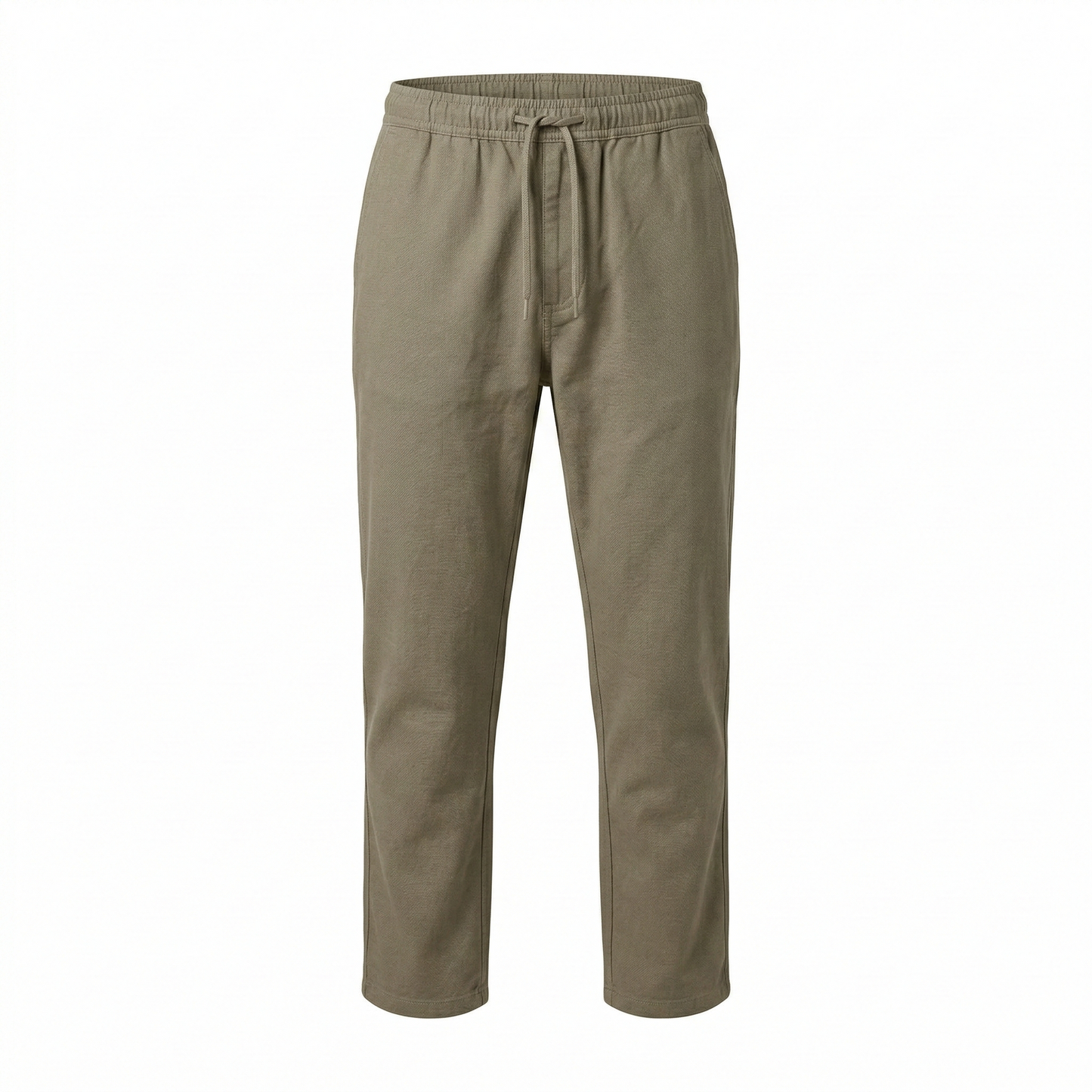 LACOSTE Tranquil Sage Easygoing Fit Linen Trouser