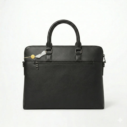 LOUIS VUITTON Obsidian Luxe Refined Structured Business Tote