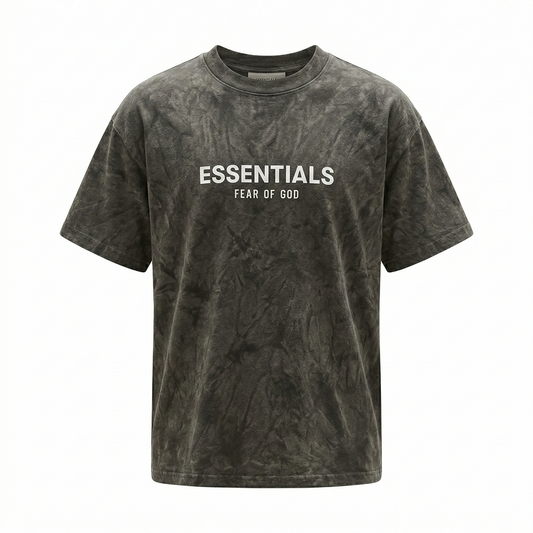 ESSENTIALS FEAR OF GOD Ethereal Ash Drop Shoulder Short Sleeve Tee