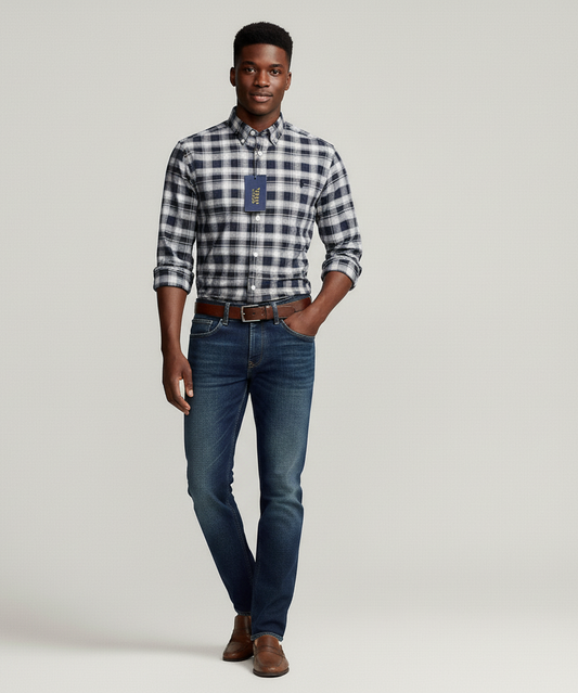 POLO RALPH LAUREN Custom Fit Plaid Button-Down Shirt