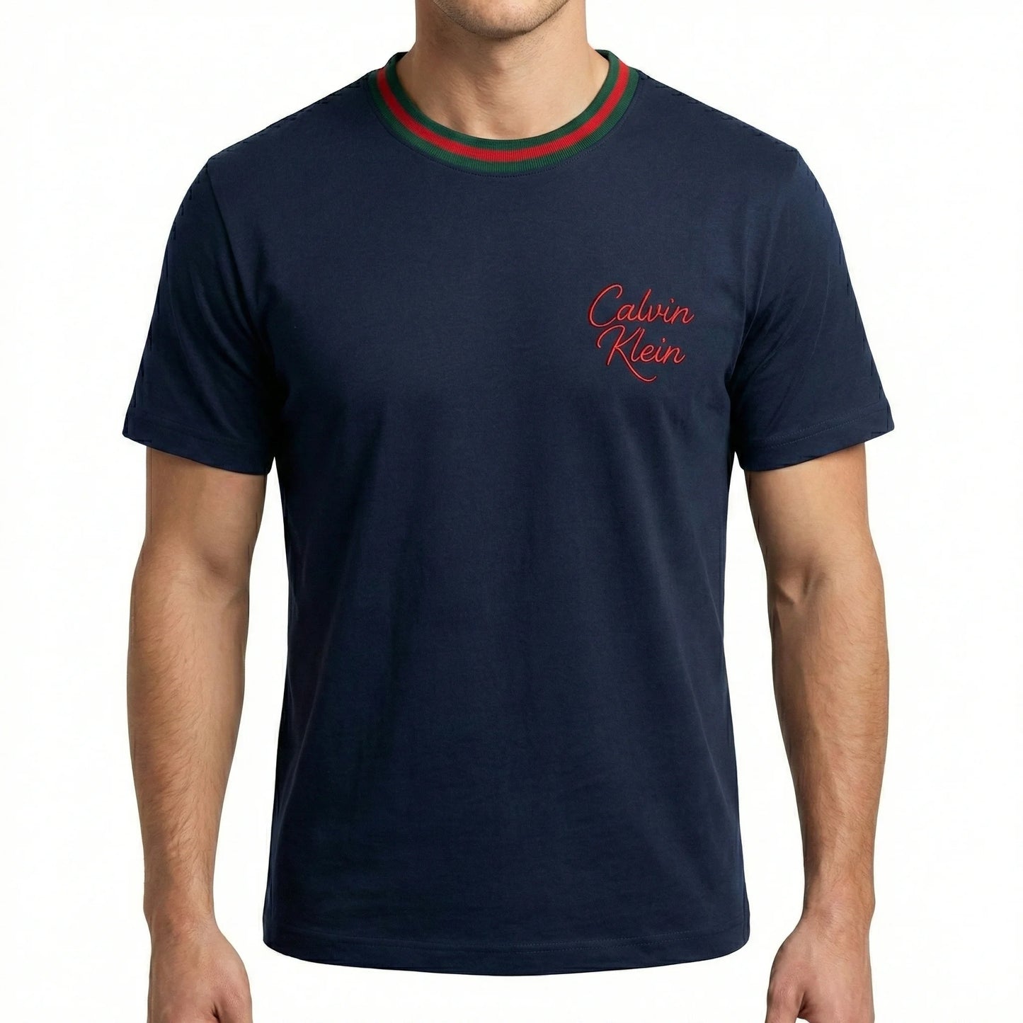 CALVIN KLEIN Mystic Sapphire Tailored Fit Short Sleeve T-Shirt